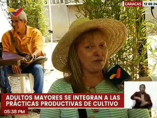 Caracas | Adultos mayores participan en actividades de siembra y cultivo
