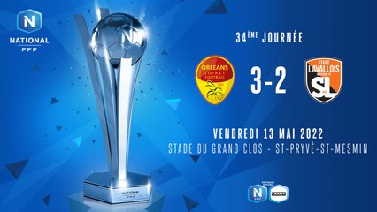 J34 | US Orléans - Stade Lavallois (3-2)