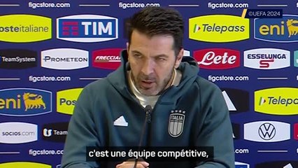 Italie - Buffon : "L'équipe est sous-estimée"