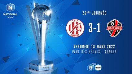 J26 I FC Annecy - FC Bastia-Borgo (3-1)