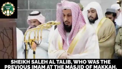 MAKKAH IMAM JAILED FOR THIS SPEECH
