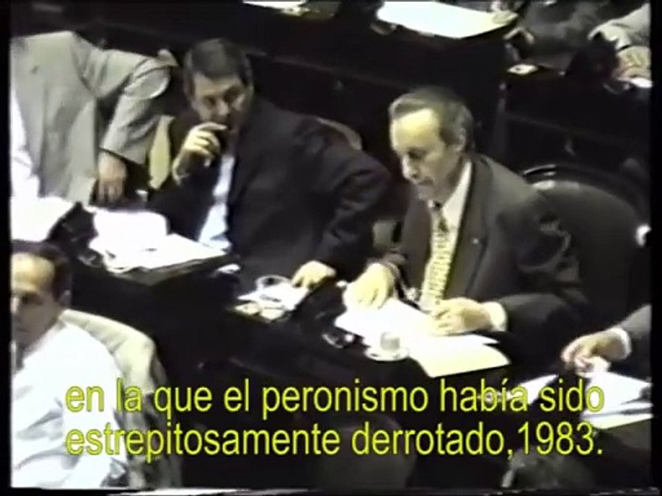 Debate Reforma Laboral Cámara de Diputados de la Nación año 2000