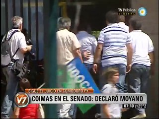 Coimas en el Senado: Declaró Moyano y complicó a Flamarique
