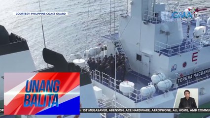 Télécharger la video: Unang flag raising ceremony sa Escoda Shoal, idinaos kasabay ng Araw ng Kalayaan kahapon | Unang Balita