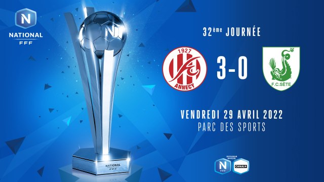 J32 I FC Annecy - FC Sète (3-0)