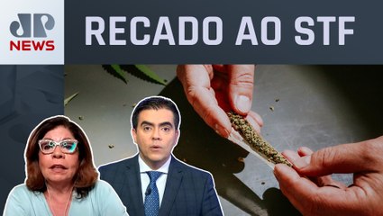 PEC que pune usuários de drogas avança na Câmara; Vilela e Dora Kramer analisam