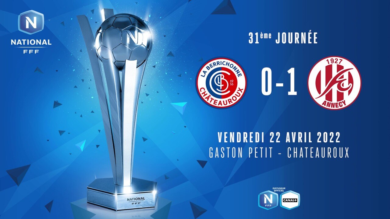 J31 | LB Châteauroux - FC Annecy (0-1), le résumé | National FFF 2021-2022