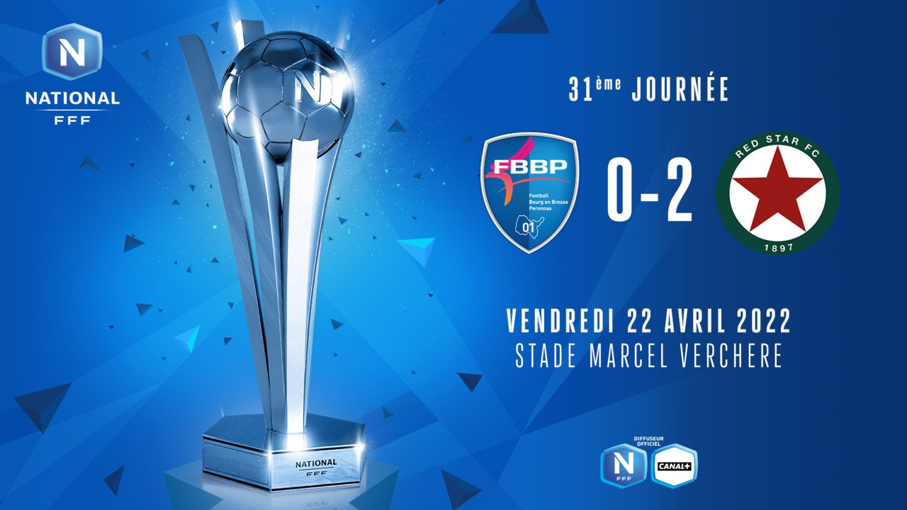 J31 | Bourg-Péronnas 01 – Red Star FC (0-2)