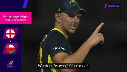 Mott hopes Hazlewood was joking about eliminating England