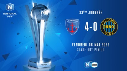 J33 I US Concarneau – FC Chambly-Oise (4-0)