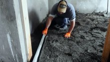 Before laying 60 x 60 ceramic tiles, ensure the floor is properly constructed