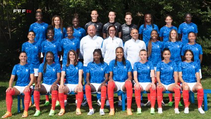 Les Bleues face à l'objectif
