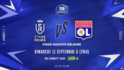 J1 I Stade de Reims – Olympique Lyonnais (1-5)