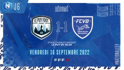 J6 | Le Puy Foot 43 - FC Villefranche B. (1-1)