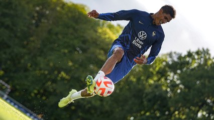 Premier entraînement pour les Bleus