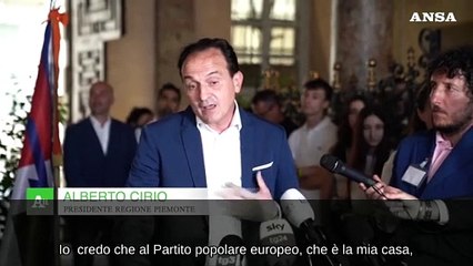 Europee, Cirio: "L'Europa deve essere mamma e non matrigna"