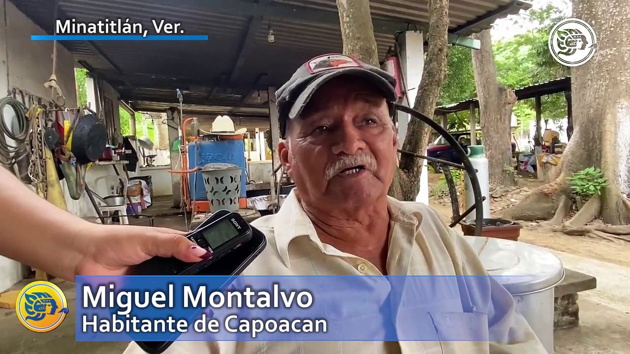 Vecinos de Capoacan, listos para cualquier contingencia en temporada de lluvias
