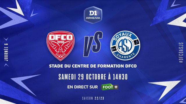 J6 I Dijon FCO – ASJ Soyaux (1-0)