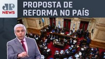 Senado argentino discute pacote crucial para governo de Javier Milei; Marcelo Favalli analisa