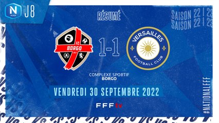 J8 | FC Borgo - FC Versailles (1-1)
