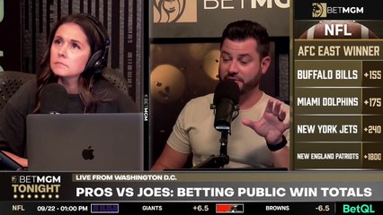 Betting public favorite win totals in the NFL