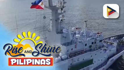 Télécharger la video: Mga tauhan ng PCG, nagsagawa ng ceremonial flag raising sakay ng BRP Teresa Magbanua sa Sabina Shoal