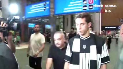 Beşiktaş'ın yeni transferi Gabriel Paulista İstanbul'da