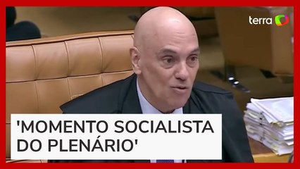 Moraes ironiza e afirma ser chamado 'único comunista' do STF; veja vídeo