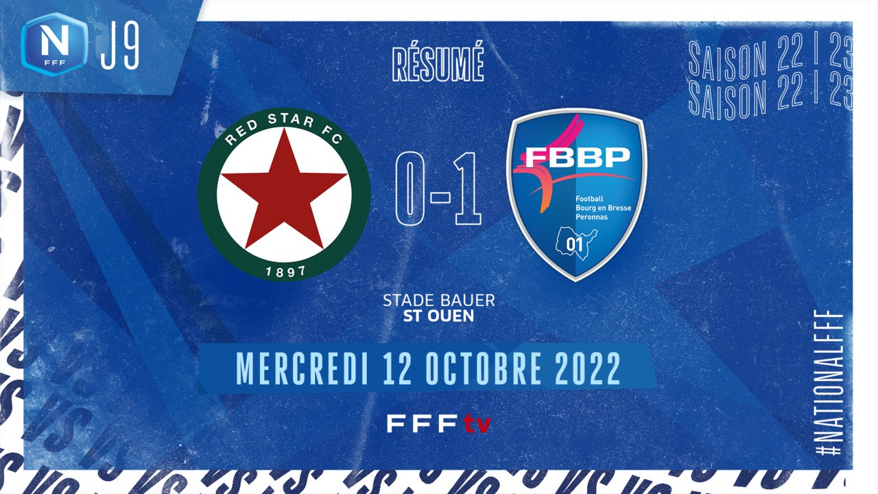 J9 I Red Star FC - Bourg-Péronnas 01 (0-1)