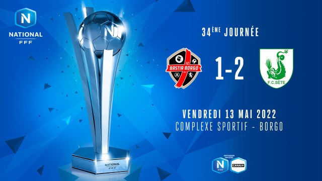 J34 | FC Bastia-Borgo - FC Sète (1-2)