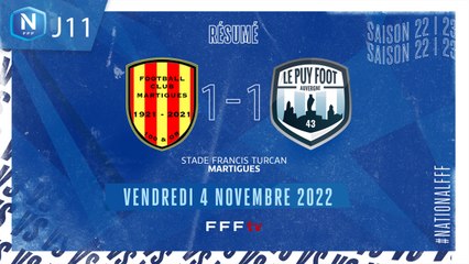 J11 I FC Martigues - Le puy en velay F.43 (1-1)