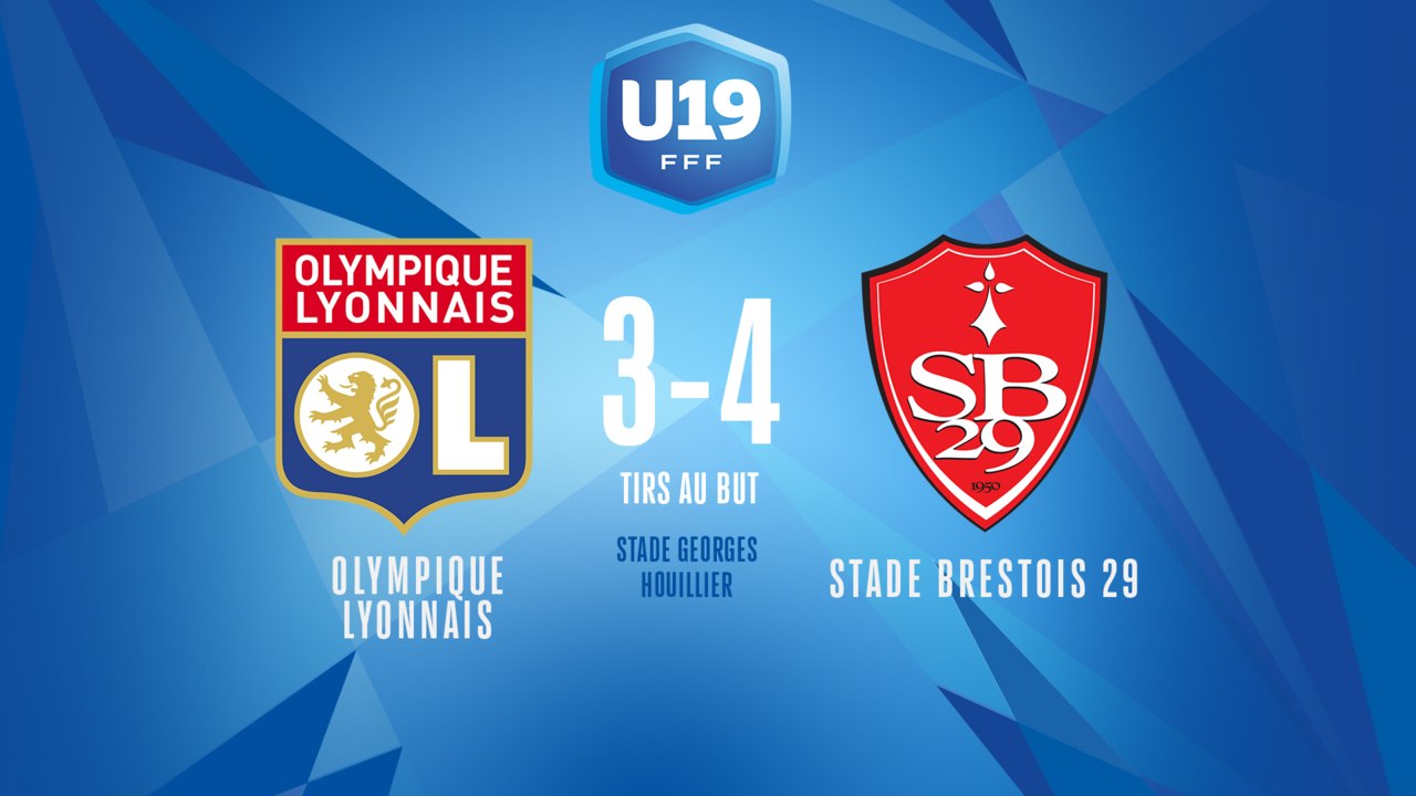 U19 I OLYMPIQUE LYONNAIS – STADE BRESTOIS 29 (3-4)