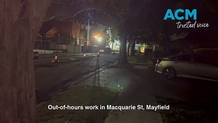 Important Notice: Out-of-Hours Work Scheduled on Macquarie Street, Mayfield 🚧