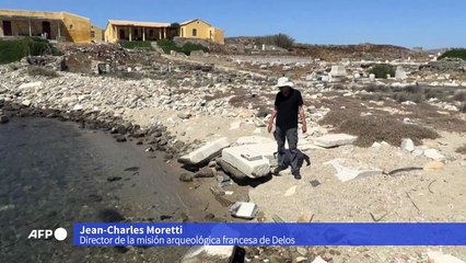 La subida del mar Egeo amenaza las ruinas de la isla griega de Delos