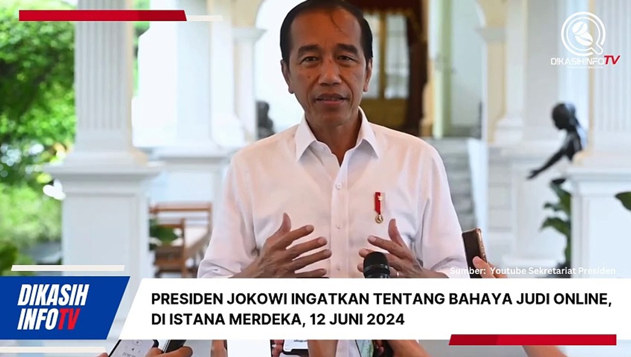 Presiden Jokowi Ingatkan Tentang Bahaya Judi Online