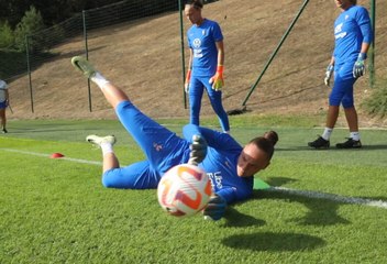 Avec les gardiennes de but