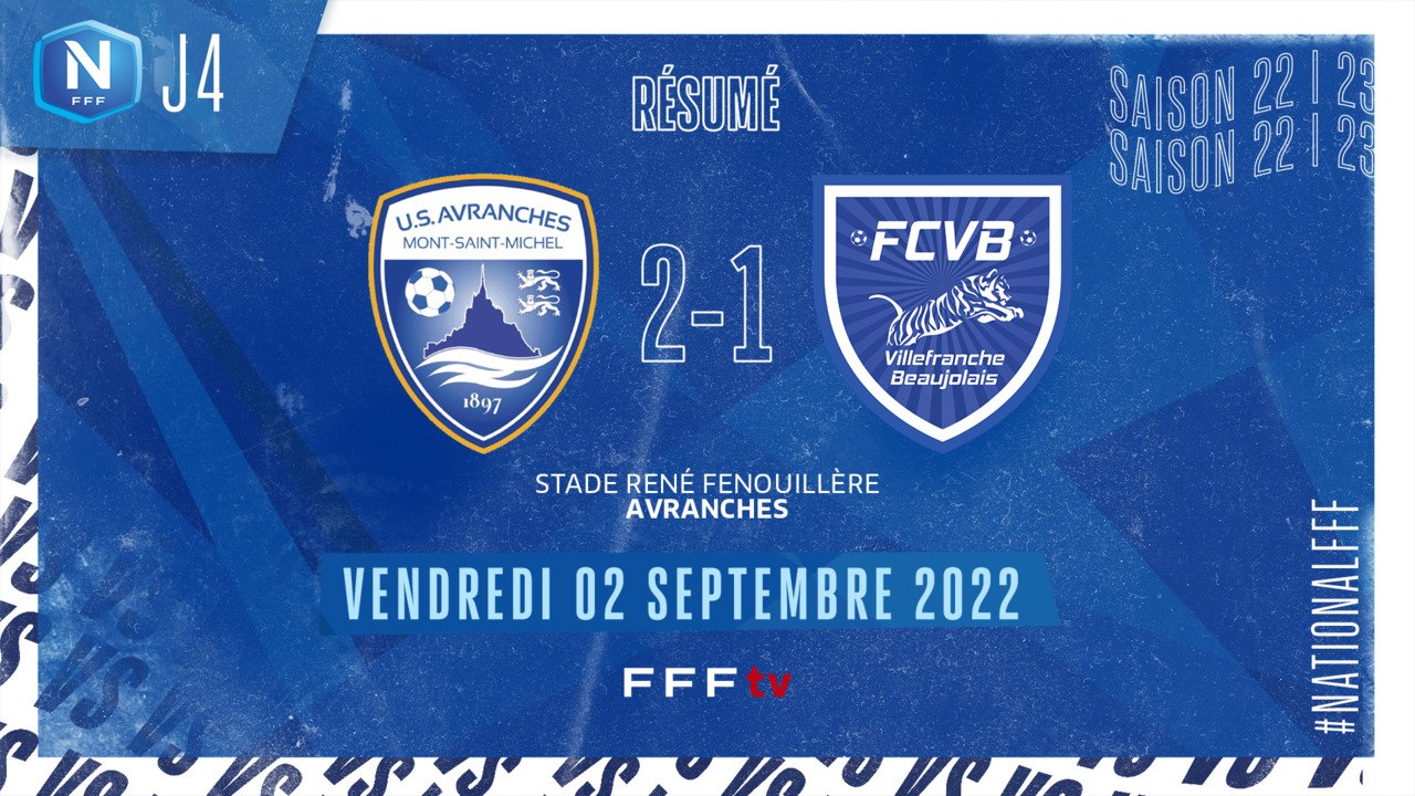 J4 | US Avranches MSM - FC Villefranche-B. (2-1)