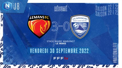J8 | Le Mans FC – US Avranches MSM (3-0)