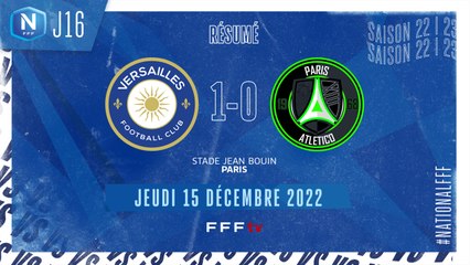 J16 I FC Versailles – Paris 13 Atletico (1-0)