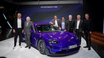 New Porsche Taycan unveiled on three continents