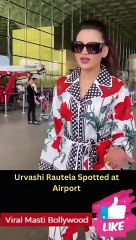 Urvashi Rautela Spotted at Airport