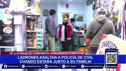 Cercado de Lima: vecinos atemorizados tras asalto a policía en la vía pública