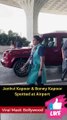 Janhvi Kapoor & Boney Kapoor Spotted at Airport