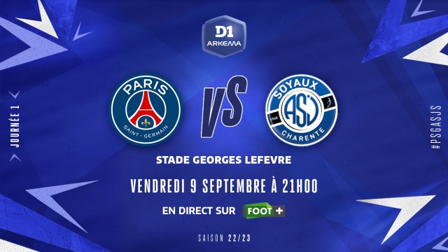 J1 I Paris-SG – ASJ Soyaux (2-0)