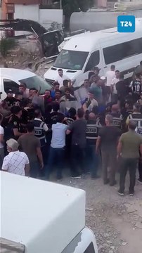 Malatya'da inşaat işçilerine polis müdahalesi