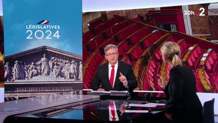 Jean-Luc Mélenchon annonce "qu'il se sent capable d'être Premier Ministre" en cas de victoire de la gauche et dès le 8 juillet, "la retraite à 60 ans sera effective en France"