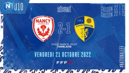 J10 | AS Nancy Lorraine - Stade Briochin (2-1)
