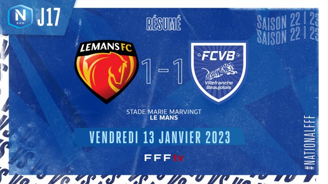J17 | Le Mans FC – FC Villefranche B. (1-1)