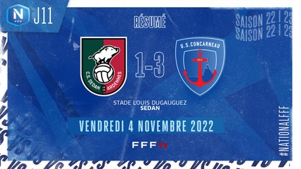 J11 | CS Sedan A. -  US Concarneau (1-3)