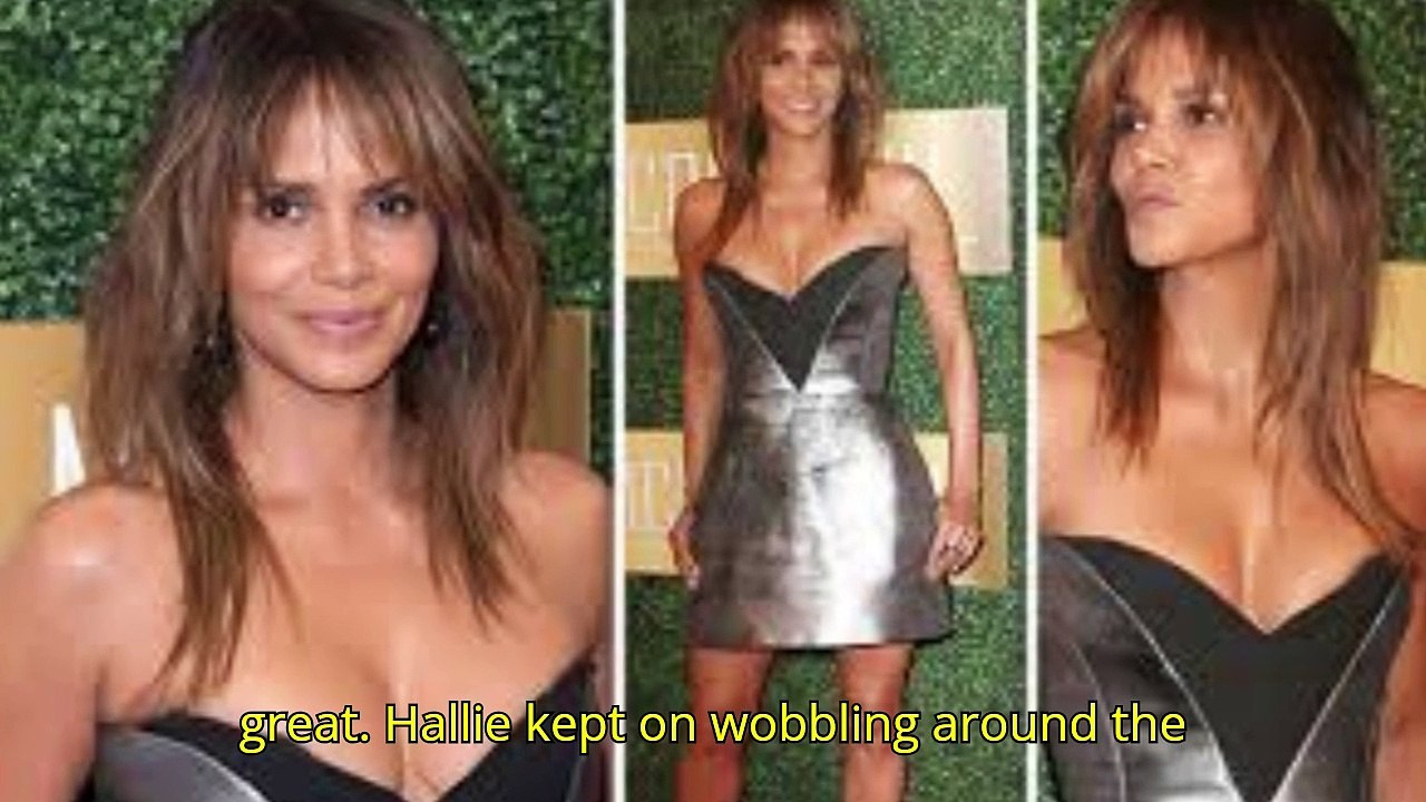 Shocking! Halle Berry's Wardrobe Malfunction Causes Multiple Nip Slips